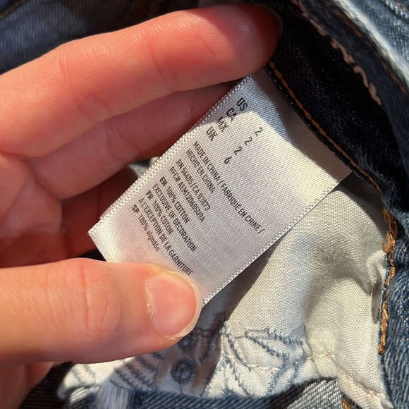 American eagle festival high rise jean shorts - Picture 3 of 5